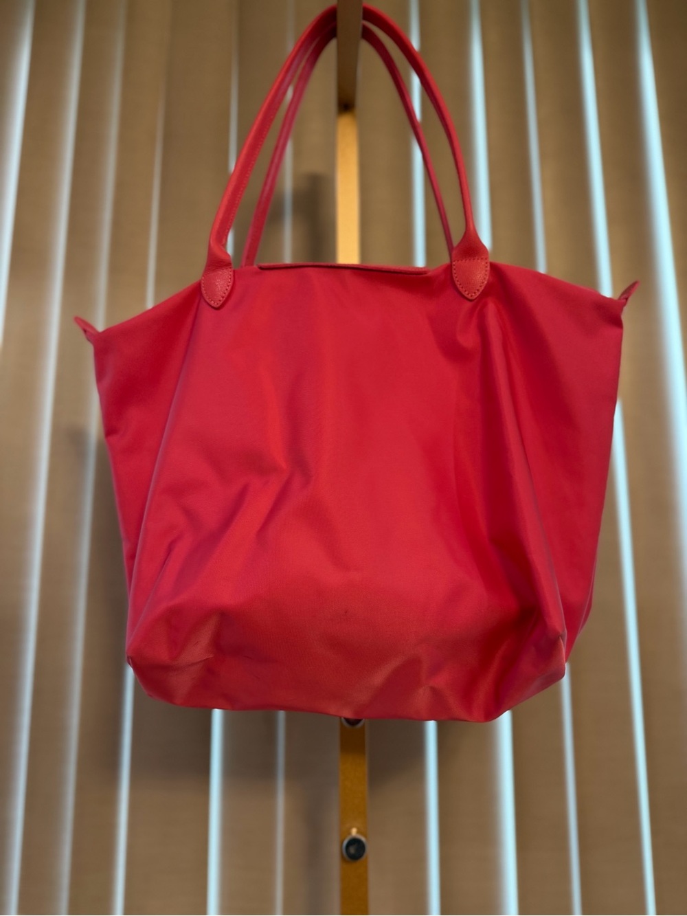 Longchamp Pink Nylon Le Pliage Tote - large - Picture 4 of 5